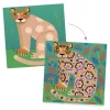 Djeco Kreatív nyomdakészlet - Minták és állatok - Patterns and animals, 3–5 év, Többszínű