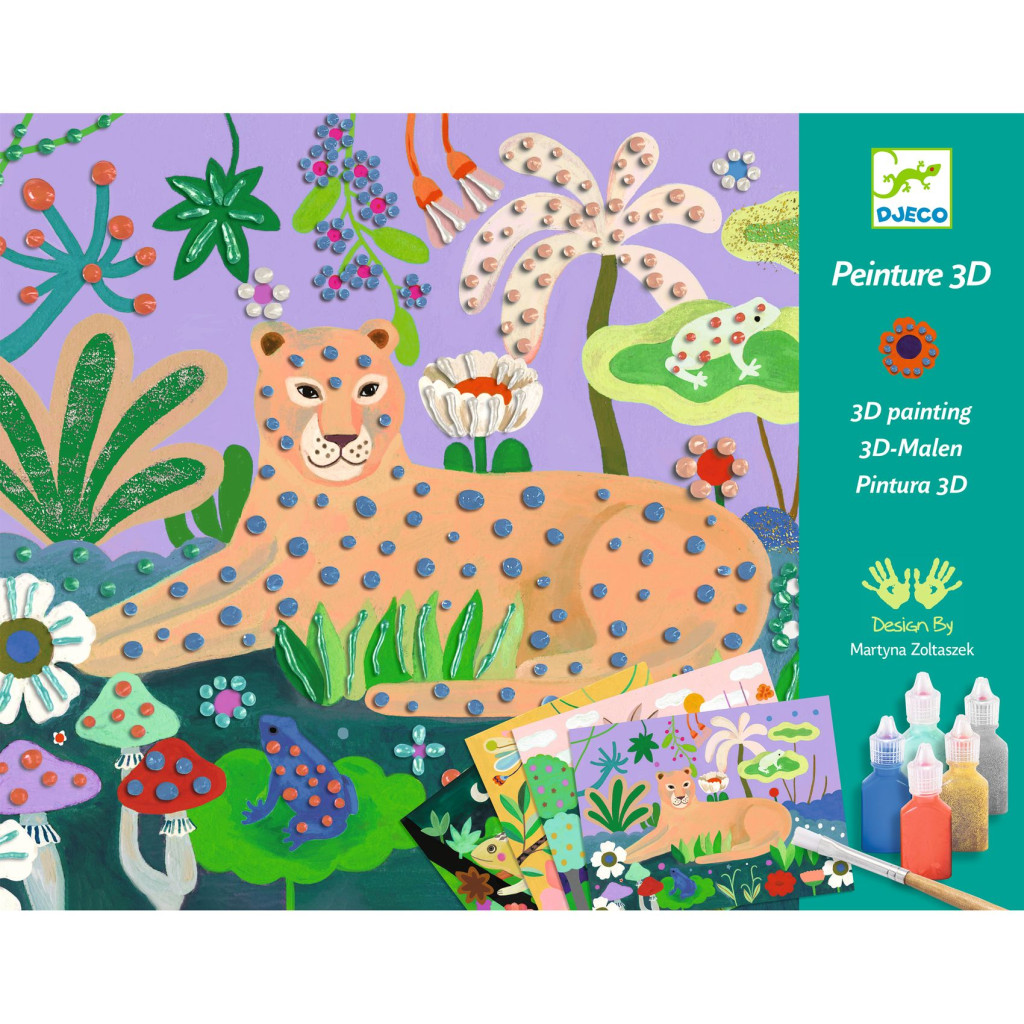 Művészeti műhely - Festés kiemelkedően - Trópusi erdő - Tropical forest – fő nézet