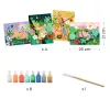 Djeco Művészeti műhely - Festés kiemelkedően - Trópusi erdő - Tropical forest, 3–5 év, Többszínű