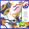 Djeco Fűzős játék - MegLepkés - Yarn bugs, 3–5 év, Többszínű
