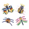 Djeco Fűzős játék - MegLepkés - Yarn bugs, 3–5 év, Többszínű