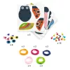 Djeco Fűzős játék - MegLepkés - Yarn bugs, 3–5 év, Többszínű
