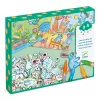 Djeco Kreatív készlet - Kiszínetett meséim állatokkal - A world to create, animals, 3–5 év, Többszínű