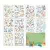 Djeco Kreatív készlet - Kiszínetett meséim állatokkal - A world to create, animals, 3–5 év, Többszínű