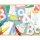 Djeco Kreatív készlet - Kiszínezett vicces ABC nagybetűim - A world to create, letters, 3–5 év, Többszínű