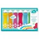 Djeco Marok filc készlet 6 színben - Pontozó színezés - 6 foam markers, 3–5 év, Többszínű