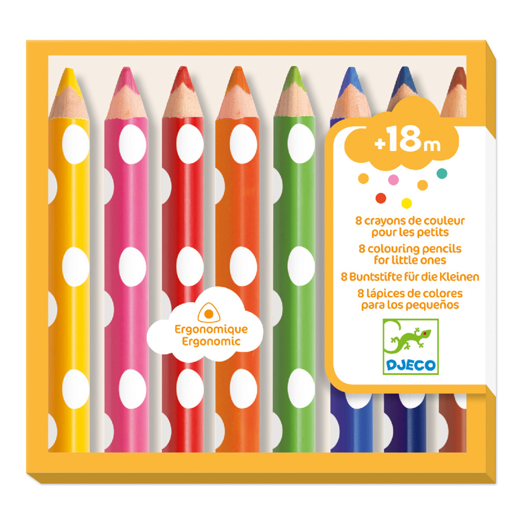 Színesceruza készlet piciknek - 8 szín - 8 colouring pencils for little ones – fő nézet