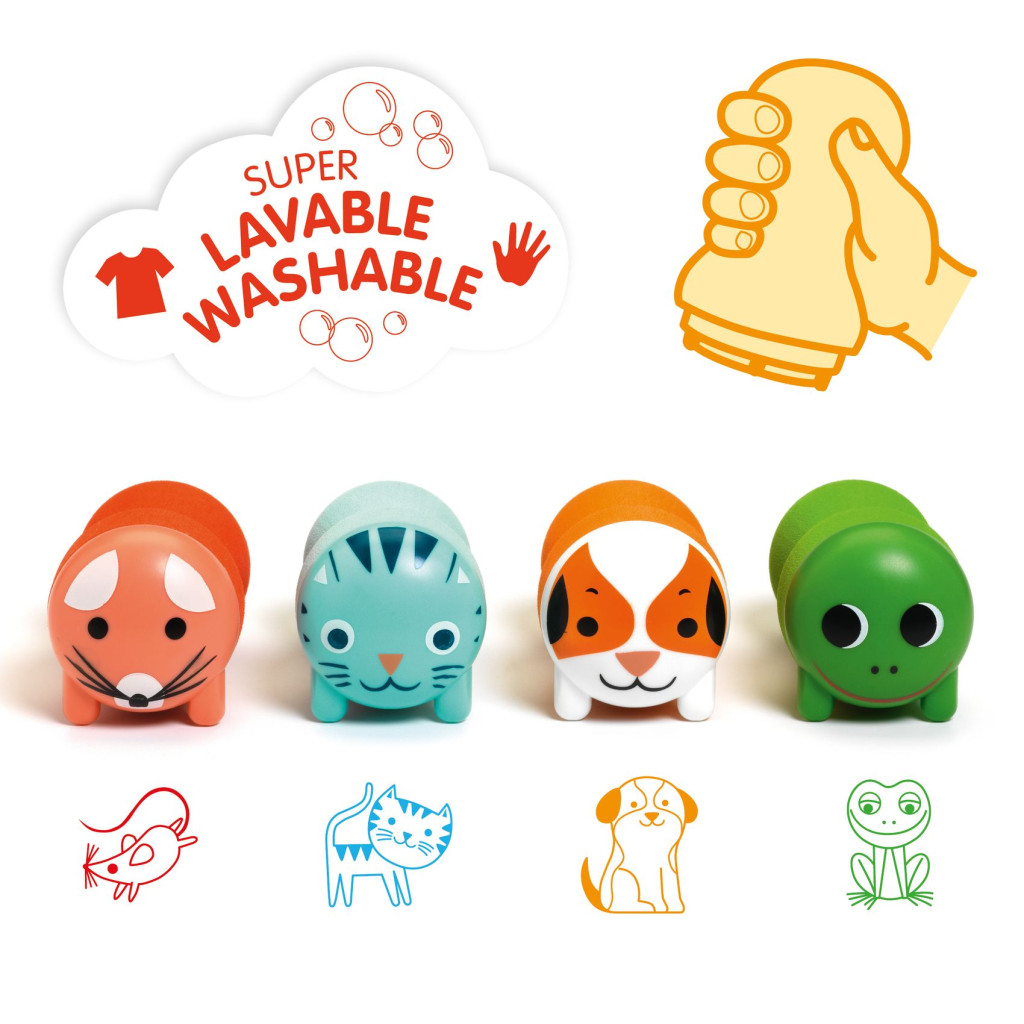 Bélyegzők kicsiknek - Kerti állatok - Stamps fort littles ones - Garden animals – alternatív kép 1