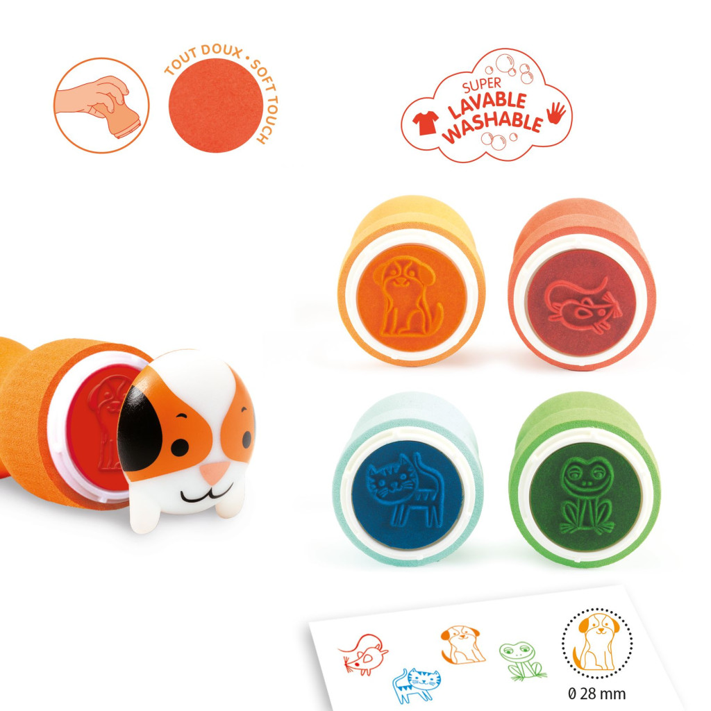 Bélyegzők kicsiknek - Kerti állatok - Stamps fort littles ones - Garden animals – alternatív kép 2