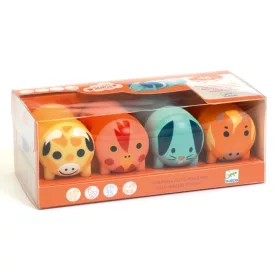Djeco Nyomdakészlet - Kiskezes - Stamps for little ones - Farm animals, 3–5 év, Többszínű