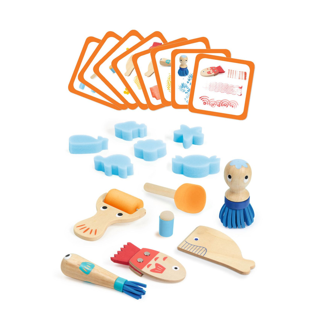 Festőműhely - Különleges festőeszközök kicsiknek - Unique tools for painting – alternatív kép 3