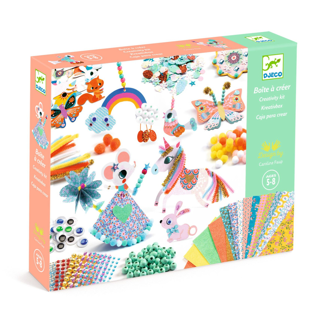Kollázs műhely - Kreatív alkatrészek nagy készlete - Creativity kit – fő nézet