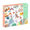 Djeco Kollázs műhely - Kreatív alkatrészek nagy készlete - Creativity kit, 3–5 év, Többszínű