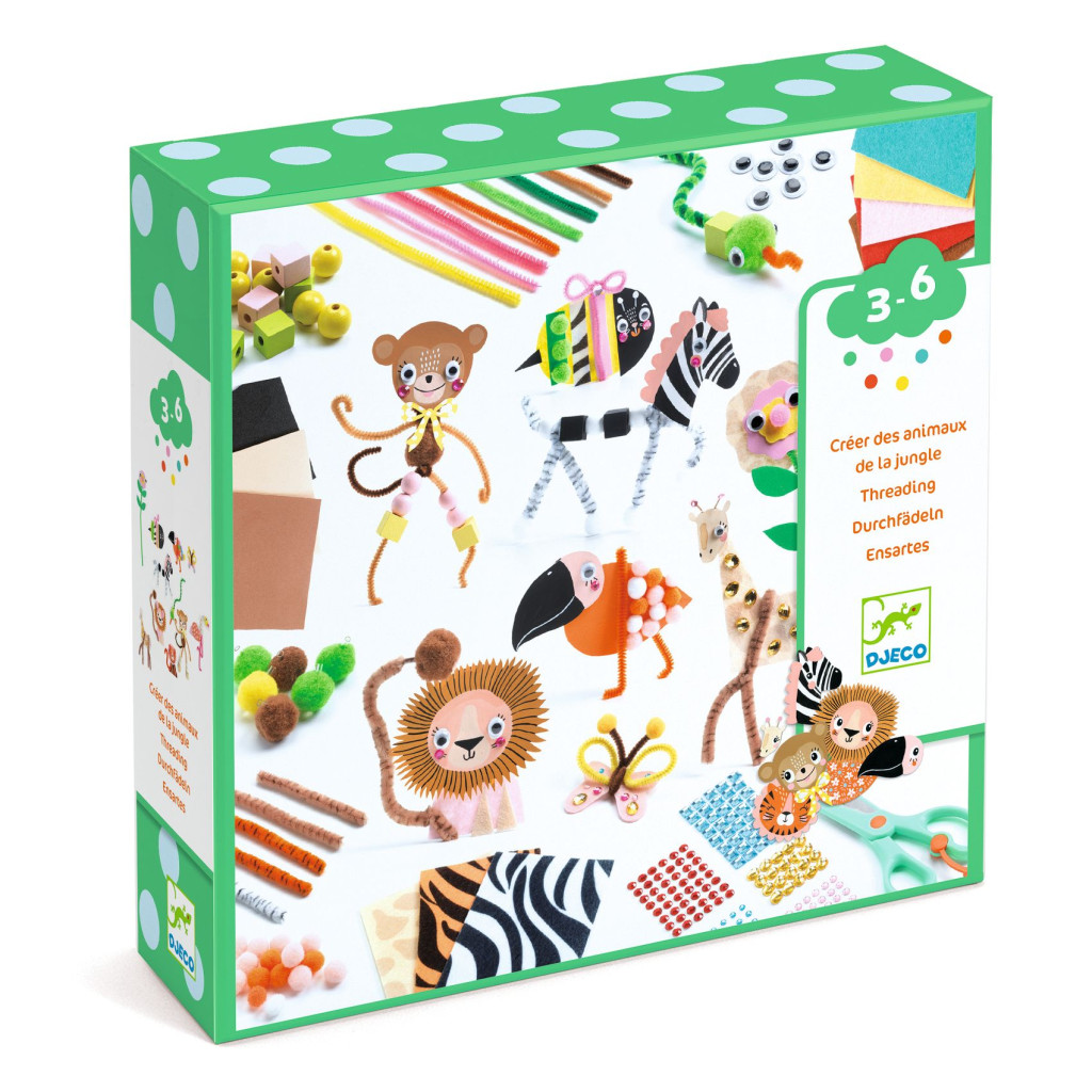 Kreatív készlet - Vadon élő állatok - Jungle Animal Creation Box – fő nézet