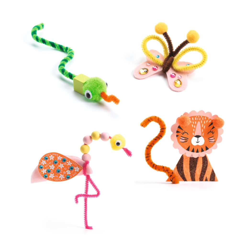 Kreatív készlet - Vadon élő állatok - Jungle Animal Creation Box – alternatív kép 2