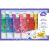 Djeco Ujjfesték - Hat csillámos szín - 6 tubes of finger paint - Glitter, 3–5 év, Többszínű