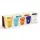 Djeco Gyurma - Pillegyurma 4 színben - 4 tubs of play dough, Plain flour, 3–5 év, Többszínű