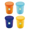 Djeco Gyurma - Pillegyurma 4 színben - 4 tubs of play dough, Plain flour, 3–5 év, Többszínű