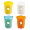 Djeco Gyurma - Pillegyurma, 4 csillámos szín - 4 pots of glittery play dough, 3–5 év, Többszínű