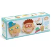 Djeco Gyurmaformázó készlet - Arcok - Myplastipeople, 3–5 év, Többszínű