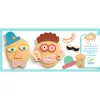 Djeco Gyurmaformázó készlet - Arcok - Myplastipeople, 3–5 év, Többszínű