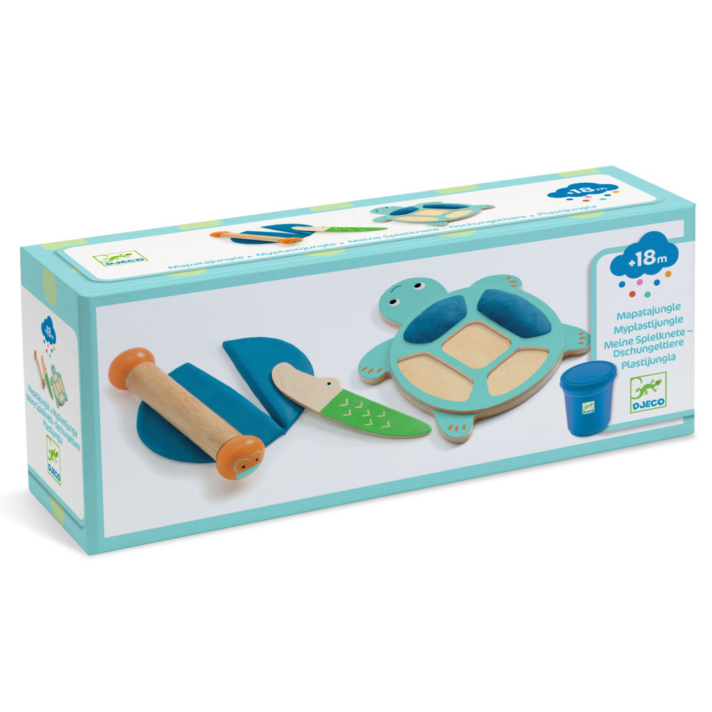 Gyurmaformázó készlet - Nyújtófás - Myplastijungle – fő nézet
