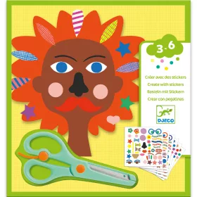 Djeco Kreatív matricázó - Fodrászmester - Hairdresser, 3–5 év, Többszínű