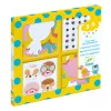 Djeco Matricázó képkészítés - Állatos - I love animals, 3–5 év, Többszínű