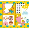 Djeco Matricázó képkészítés - Állatos - I love animals, 3–5 év, Többszínű