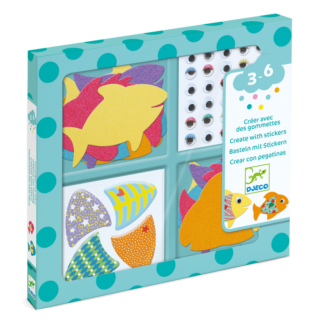 Matricázó képkészítés - Halacskás - I love fishes – fő nézet