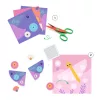 Djeco Kreatív készlet - Cikk-cakk - Crinkle cutting, 3–5 év, Többszínű