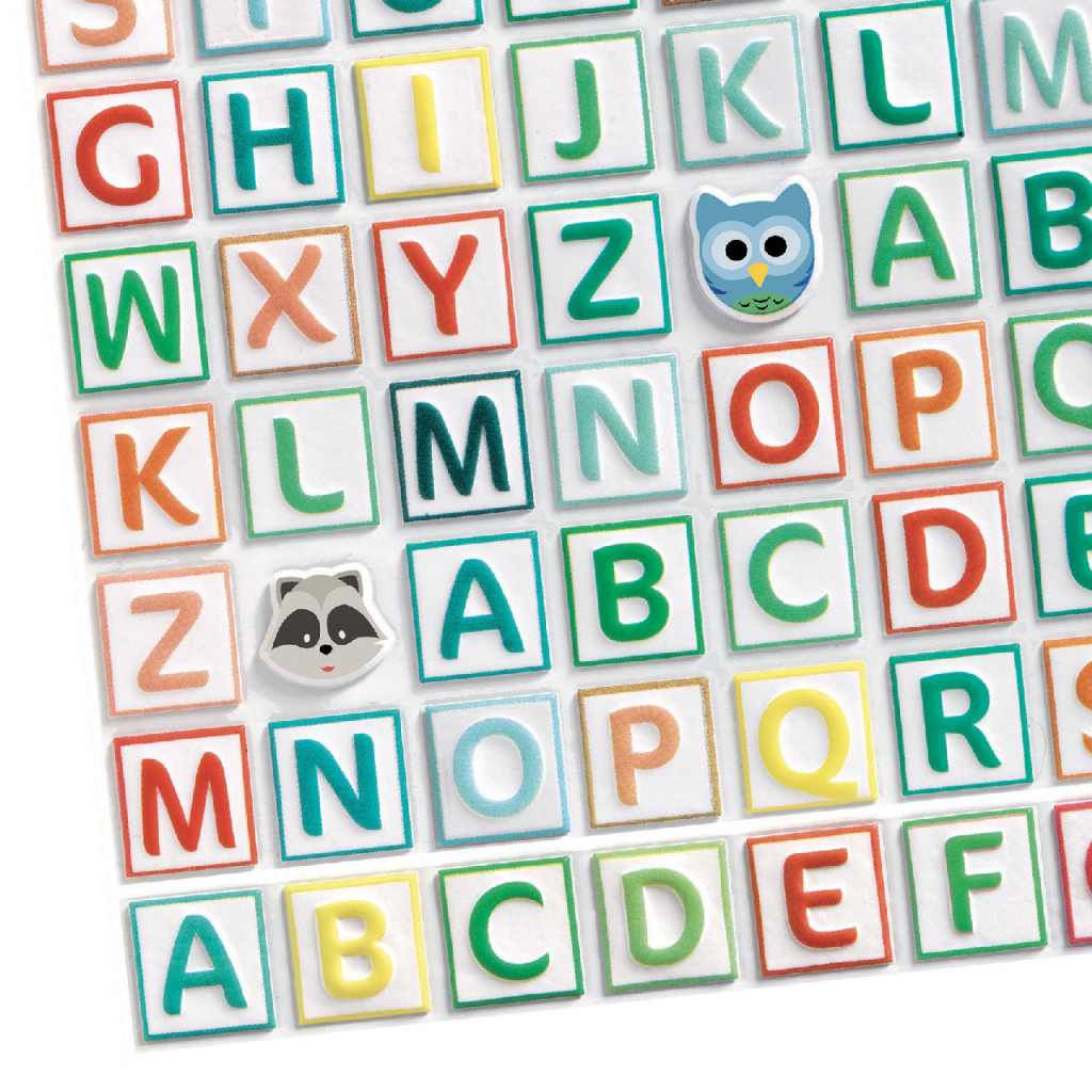 Matricák - Betűk - Alphabet stickers – alternatív kép 1
