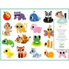 Djeco Matricák - Bébi állatok - Baby animals, 0–2 év, Többszínű