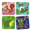 Djeco Karckép technika - Állat-élet - Country creatures, 3–5 év, Többszínű