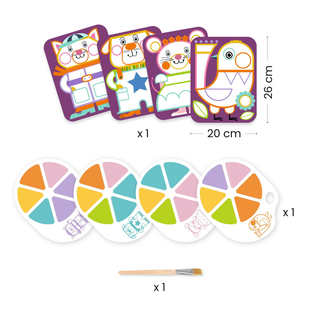 Palettafestés - Pufók pofik - Palette painting - Chubby cheeks – alternatív kép 3
