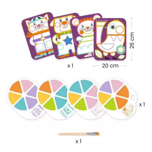 Palettafestés - Pufók pofik - Palette painting - Chubby cheeks