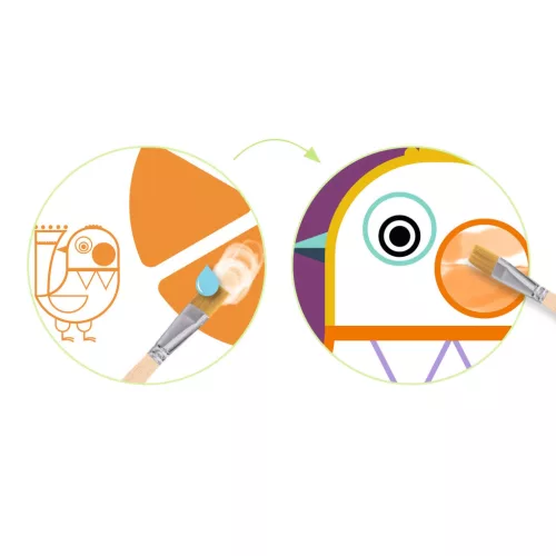 Palettafestés - Pufók pofik - Palette painting - Chubby cheeks