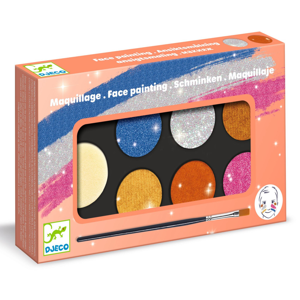 Arcfesték - 6 fémes szín - Palette 6 colours - Metallic – fő nézet