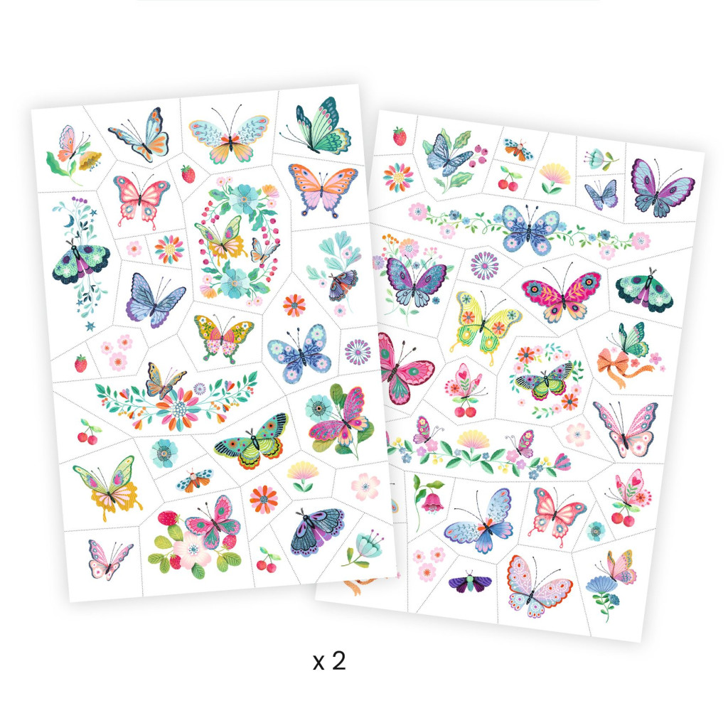Tetováló matricák - Álompillangók - Dream butterflies – alternatív kép 1