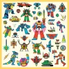 Djeco Matricák - Robotok - Robots, 3–5 év, Többszínű