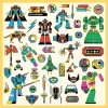 Djeco Matricák - Robotok - Robots, 3–5 év, Többszínű