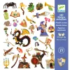 Djeco Matricák - Középkori fantáziavilág - Medieval fantasy, 3–5 év, Többszínű