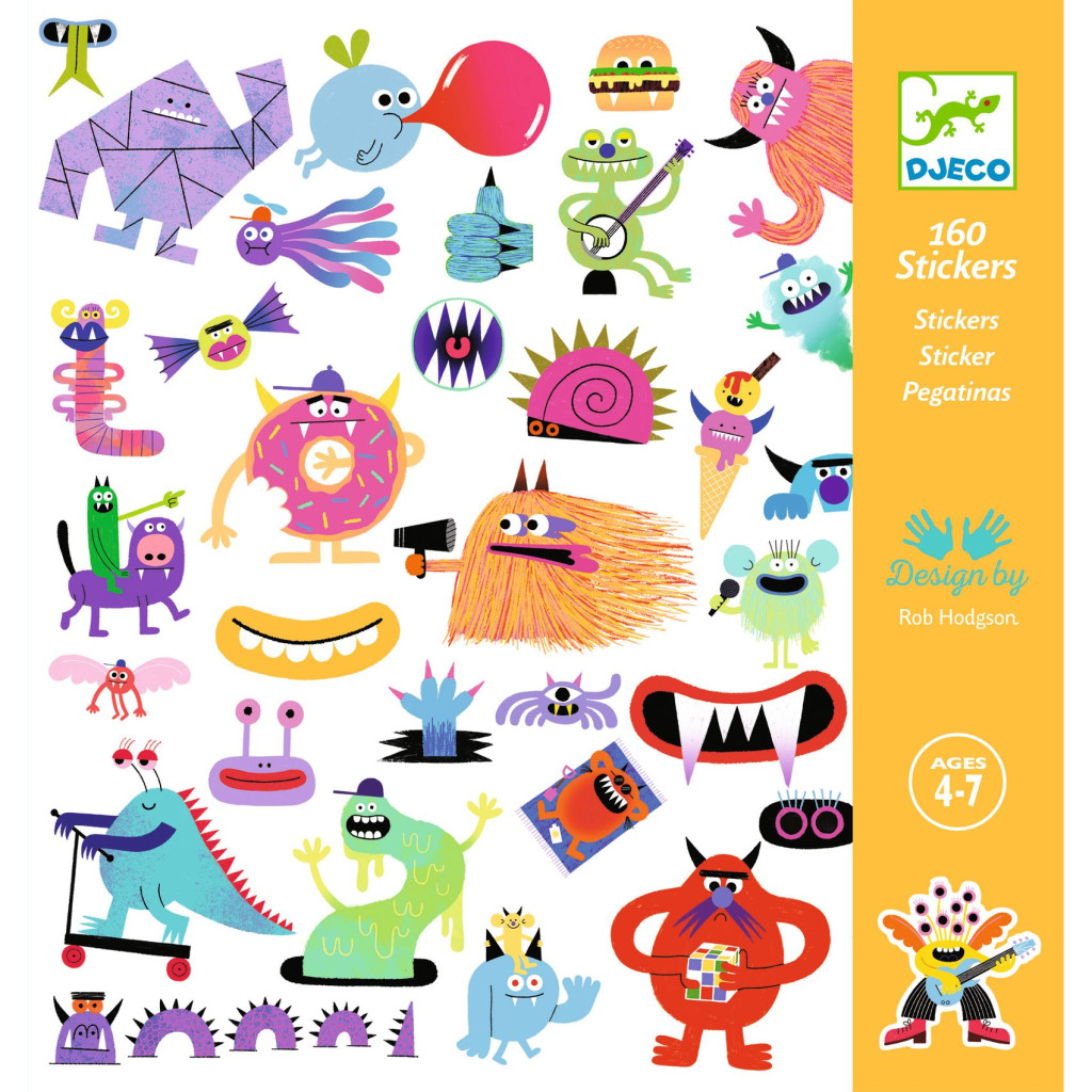 Matricák - Bájos szörnyikék - Monsters – fő nézet