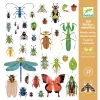 Djeco Matricák - Rovarok és bogarak - Microcosmos, 3–5 év, Többszínű