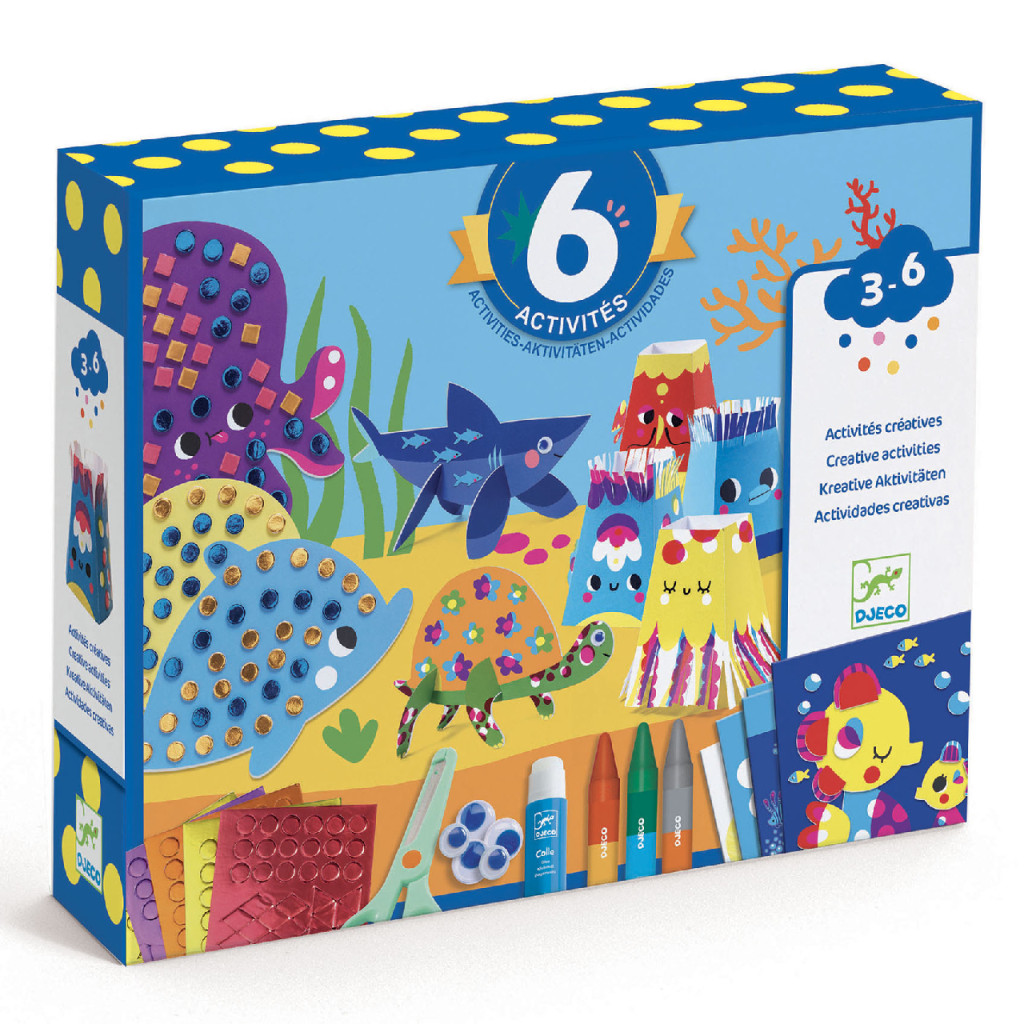 Kreatív műhely - 6 technika 1 dobozban - Tengeri örömök - Seaside delights – fő nézet