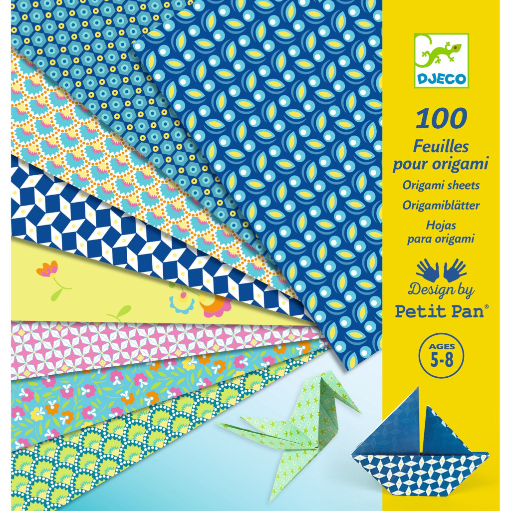 Origami 100 lapos készlet - Nyár, 10 x10 grafikával - Natsu – fő nézet