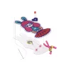 Djeco E-textil műhely - Nyuszilány kitűző - Brooch - Bunny girl, 3–5 év, Többszínű