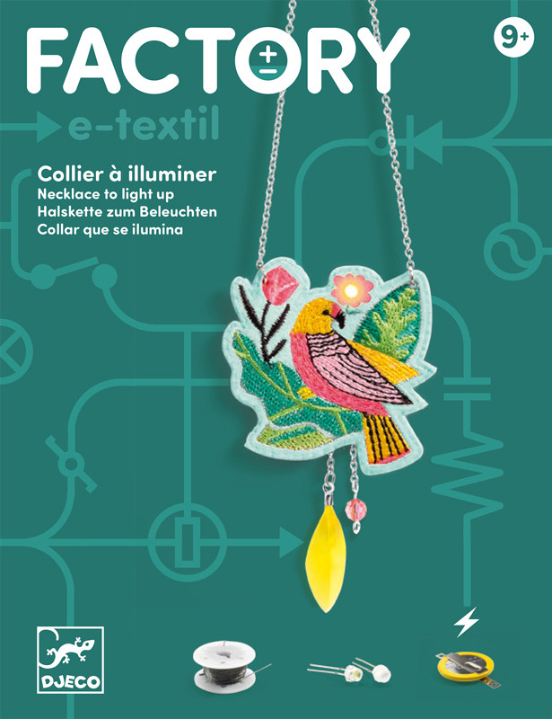 E-textil műhely - Nyaklánc - Calypso – fő nézet