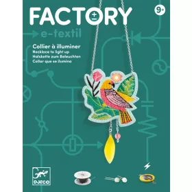 Djeco E-textil műhely - Nyaklánc - Calypso, 3–5 év, Többszínű