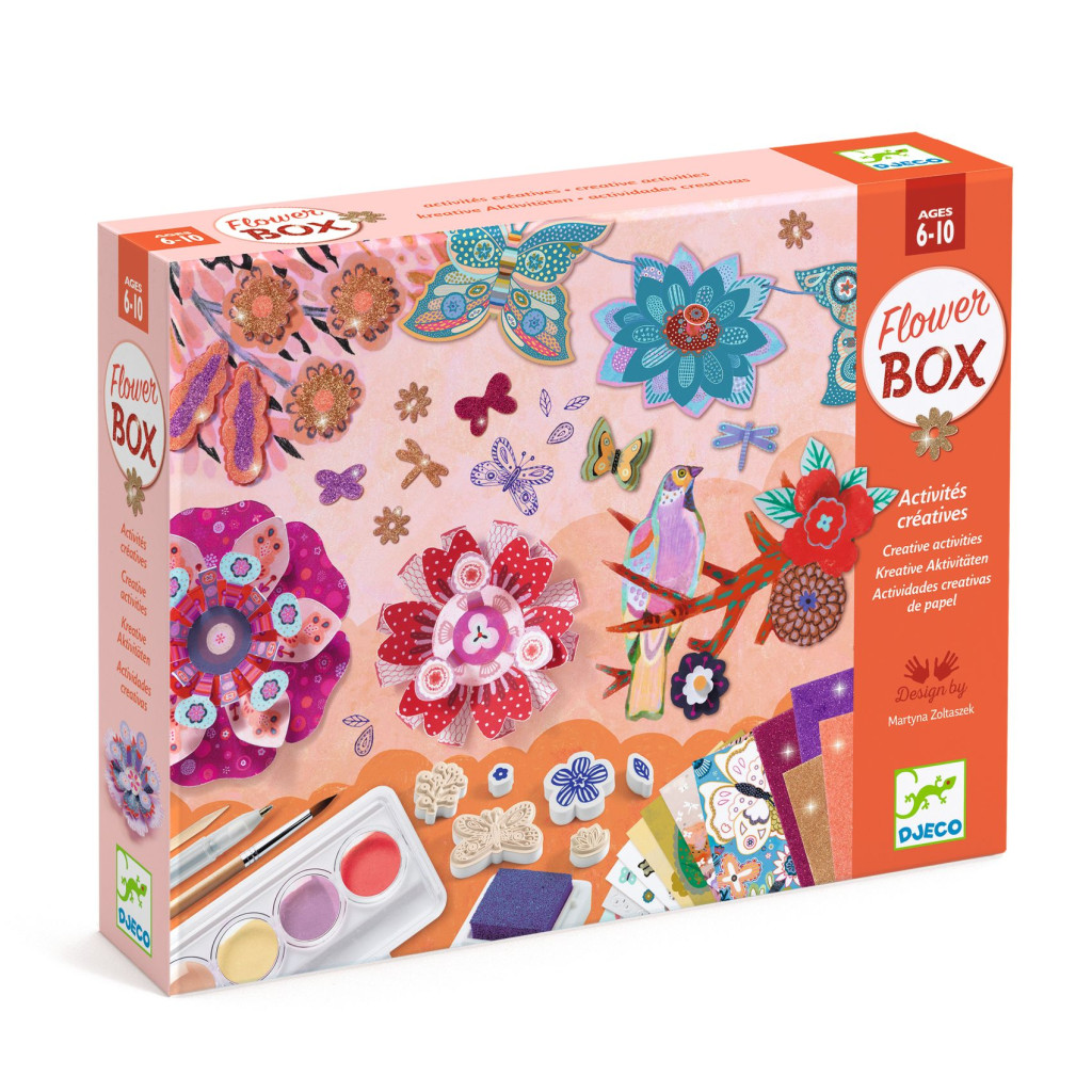 Kreatív műhely - 6 technika 1 dobozban - Virágos kert - Flower Box – fő nézet